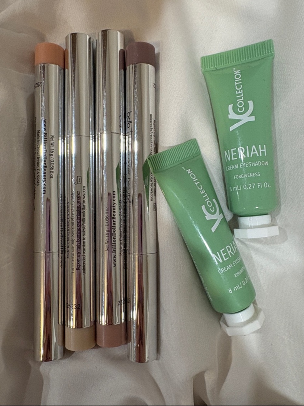 BDB Eyeshadow Sticks and Neriah Cream Eyeshadow Bundle NEW UNUSED NO BOXES